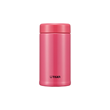 360ML STAINLESS STEEL BOTTLE WITH TEA STRAINER - PINK